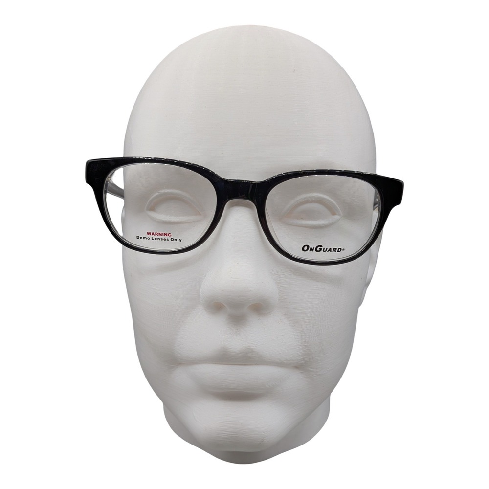 OnGuard OG 013 Black Safety‎ Eyeglass Frames 49-19-145 Clear Demo Lenses